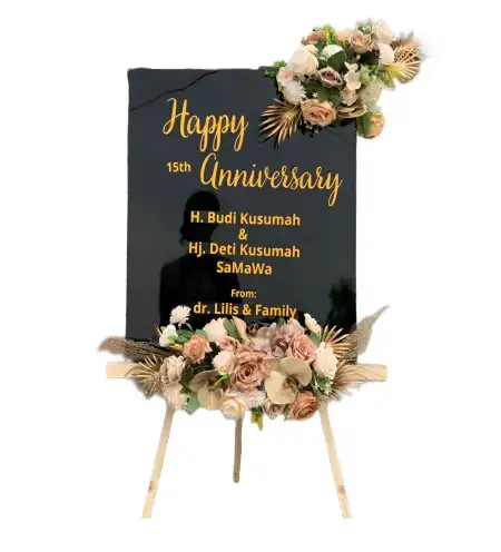 Papan Bunga Akrilik Cinere